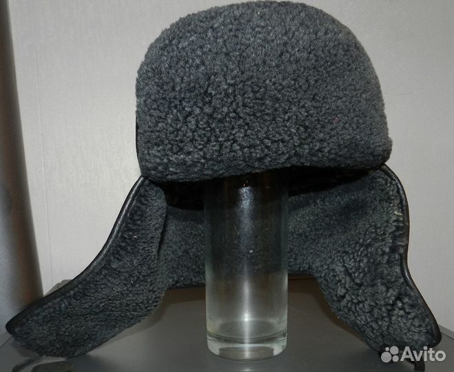 Шапка ушанка мужская натуральная овчина