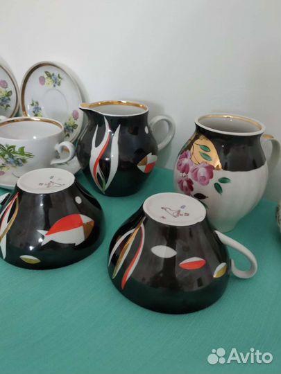 Чашки, блюдца, молочники СССР, Гдр