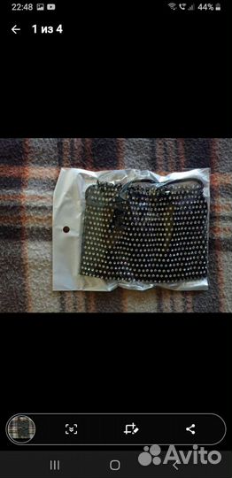 Маска со стразами