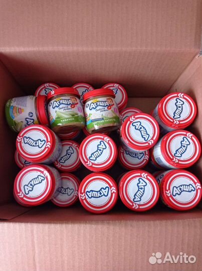 Детское питание пюре Агуша