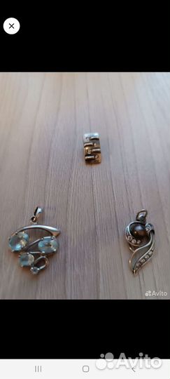 Подвески серебро