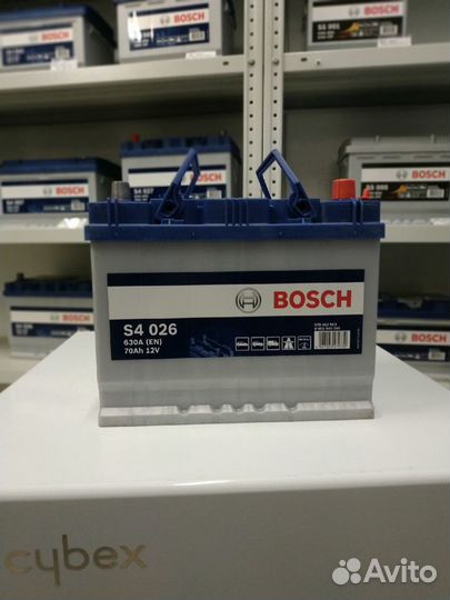 Аккумулятор 70Ah Bosch 630A d26l азия обратный