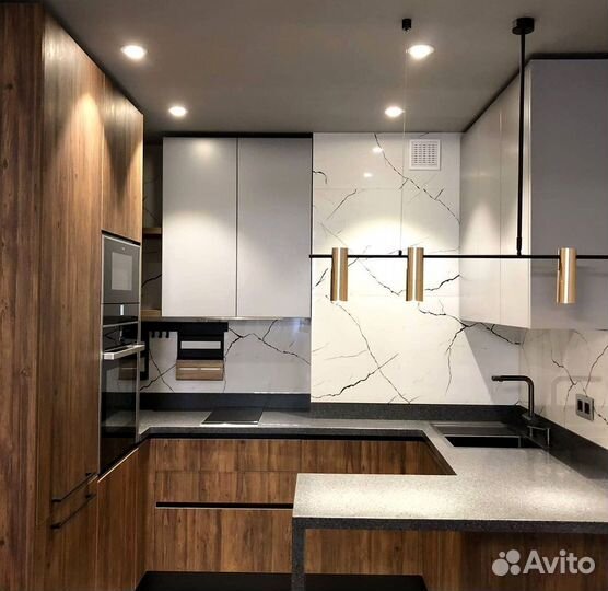 Современная кухня на заказ мдф фасады