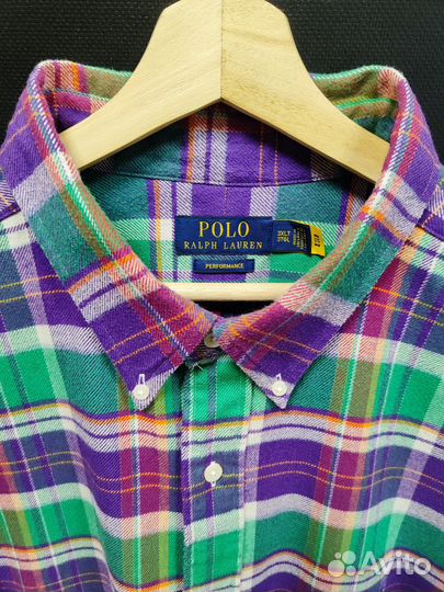 Плотная фланелевая рубашка Polo Ralph Lauren