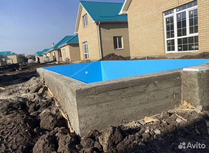 Бассейн с лестницей 4м*3м*1,5м