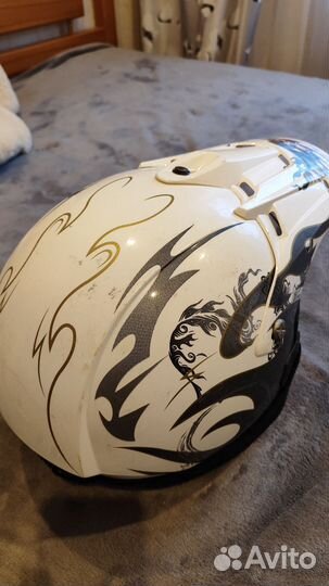 Шлем для мотоцикла кроссовый