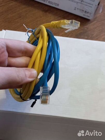 Интернет кабель с коннекторами utp