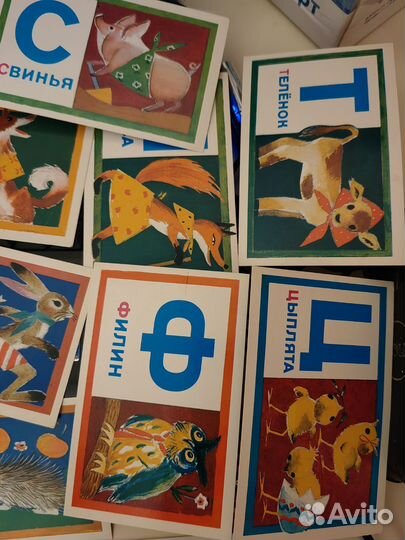 Набор открыток Азбука, худ. Эльза Рапопорт