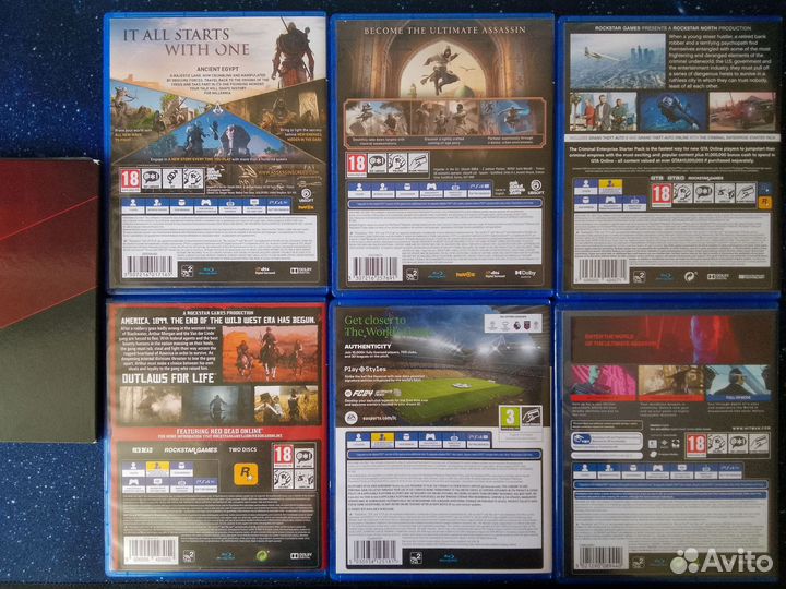 Игры для Sony playstation 4 диски ps4