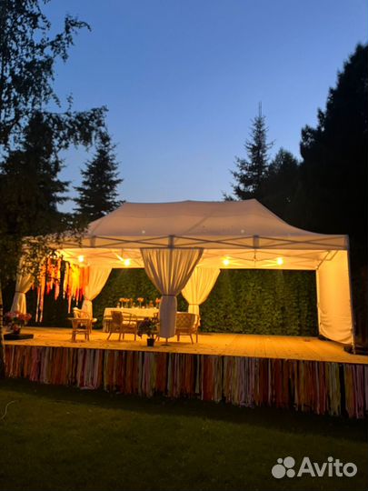 Аренда шатров, Шатер на праздник