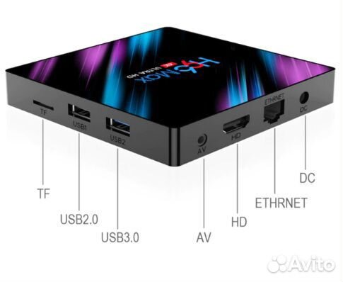 Андроид 9.0 тв бокс H96max smart