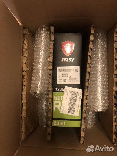 Видеокарта MSI GeForce RTX 2060 ventus 12G OC 12GB
