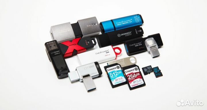 Восстановление данных, информации с флешек и др