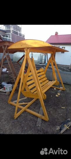 Качели садовые, скамейки