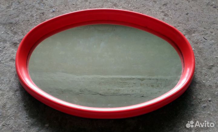 Зеркало овальное 60x38см настенное для ванной СССР