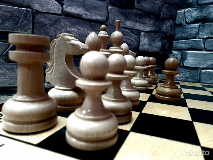 Шахматы деревянные