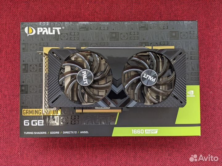 Видеокарта gtx 1660 super (новая)