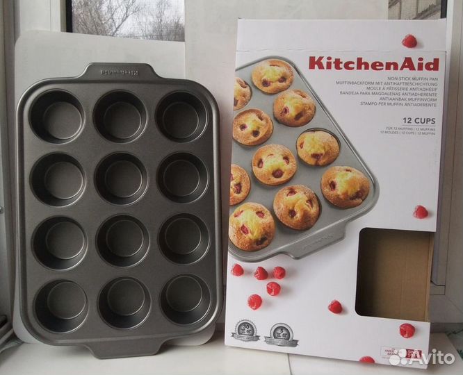 Форма выпечки Противень для кексов маффинов Kitche