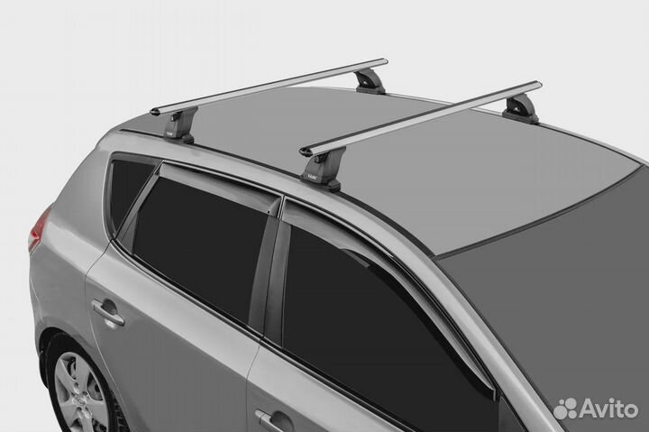 Багажник на крышу LUX в штатные места Аэро