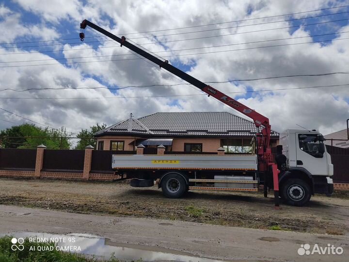 Аренда и услуги манипулятора, борт 15 т