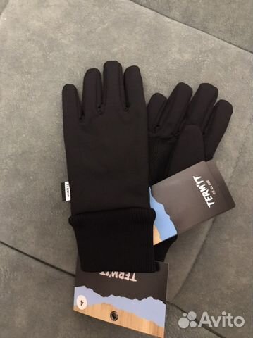 Перчатки новые Termit, softshell обхват-14 на 7-8л