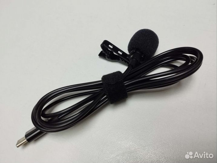 Микрофон петличный Type-C и Jack 3.5 Новые