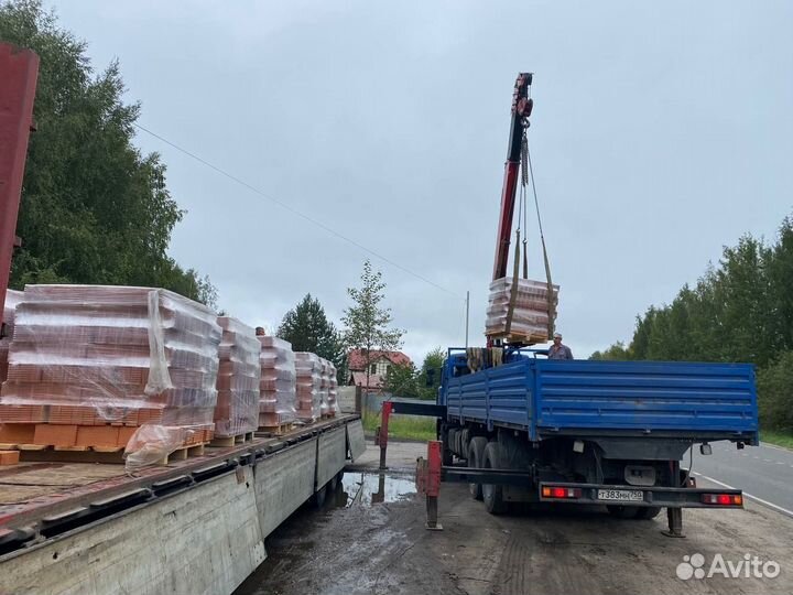 Кирпич рабочий. Доставка