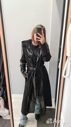 Кожаный плащ