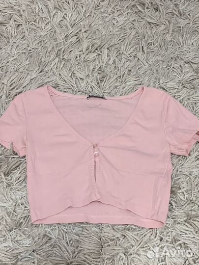 Розовый топ