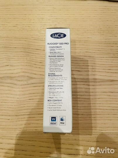 Lacie Rugged SSD Pro 1TB новый