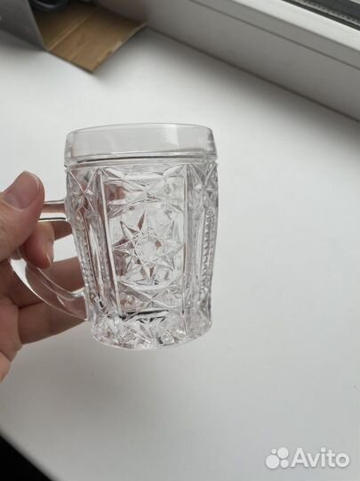 Хрустальные рюмочки и кружки СССР