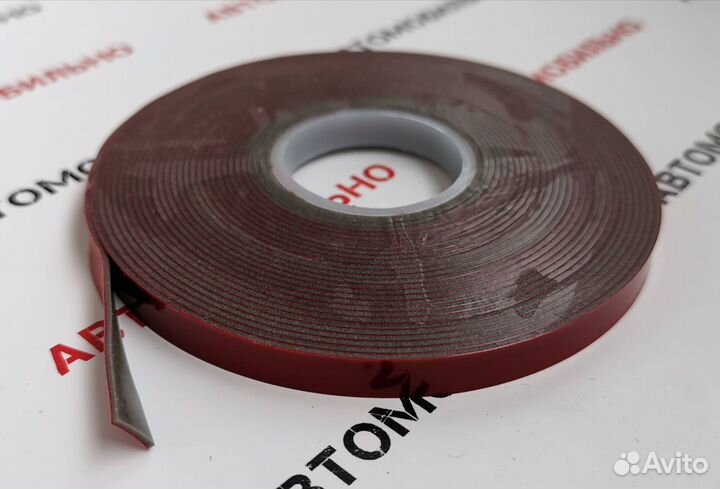 Скотч двусторонний серый 3М 8мм х 5метров R