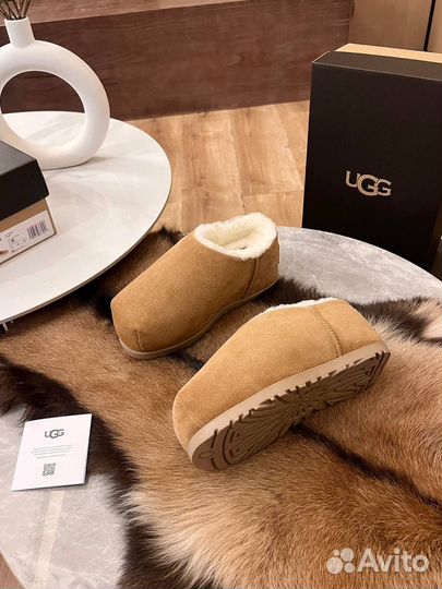 Угги из замши UGG Pumped