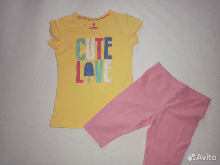 Костюм шорты и футболка Lupilu 98 104