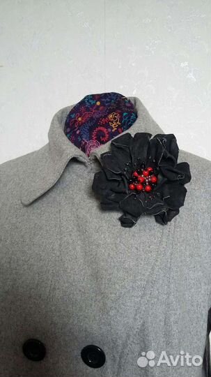 Декоративный кожаный цветок