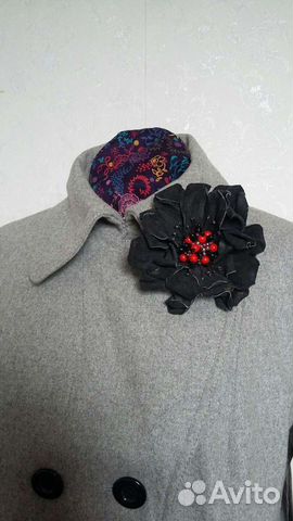 Декоративный кожаный цветок