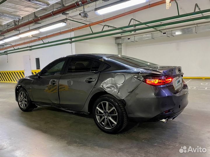 Mazda 6 2.5 AT, 2019, битый, 85 374 км