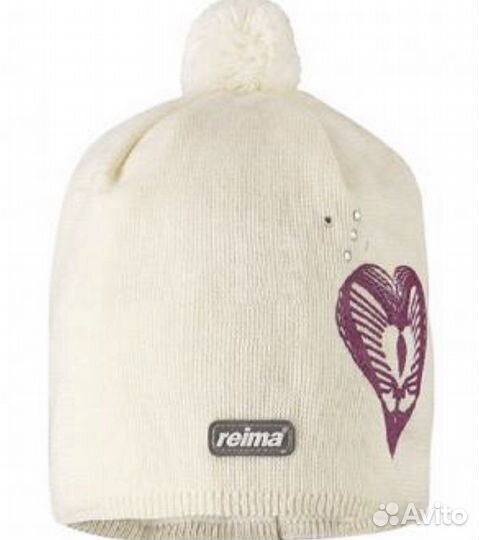 Шапочка для девочки рейма, зима, 54р, рейма