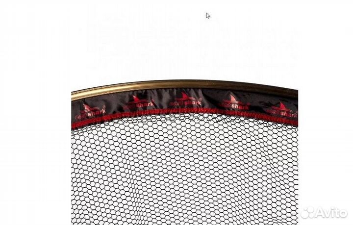 Подсак EastShark прорезиненый полукруглый 75х75см