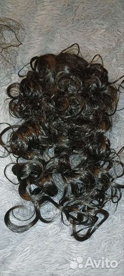 Хвост шиньон на крабе