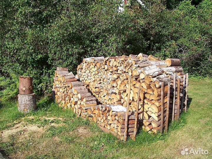 Дрова березовые колотые