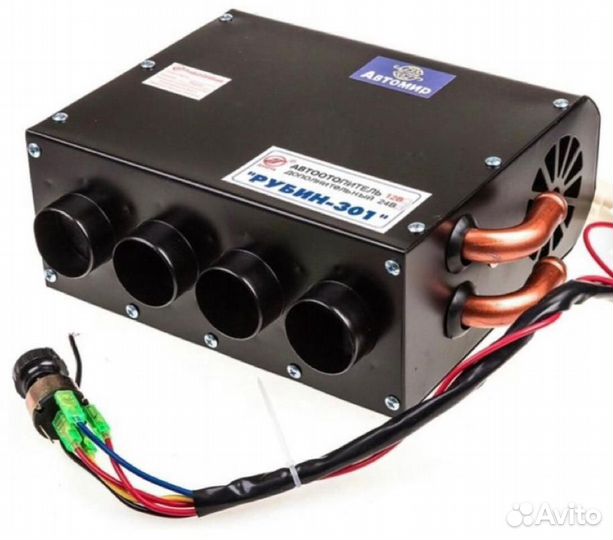 Дополнительный отопитель салона рубин 301 12в