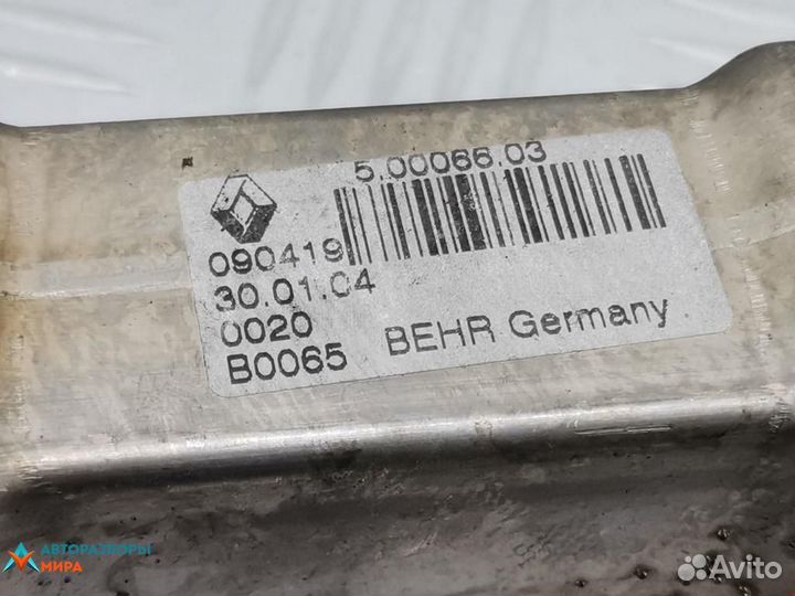 Охладитель EGR / Радиатор EGR Renault Megane