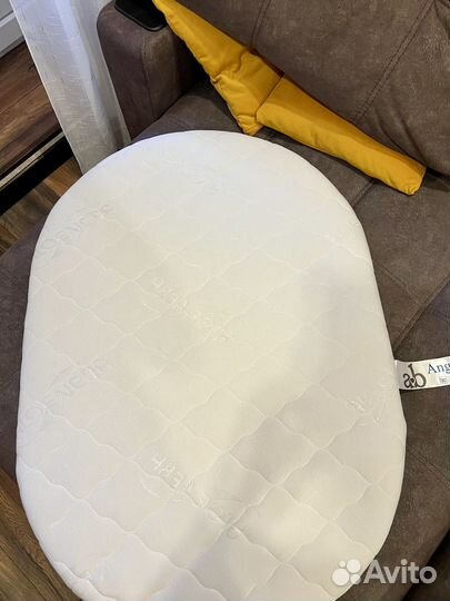 Овальный детский матрас 90*65*6 см Angela Bella