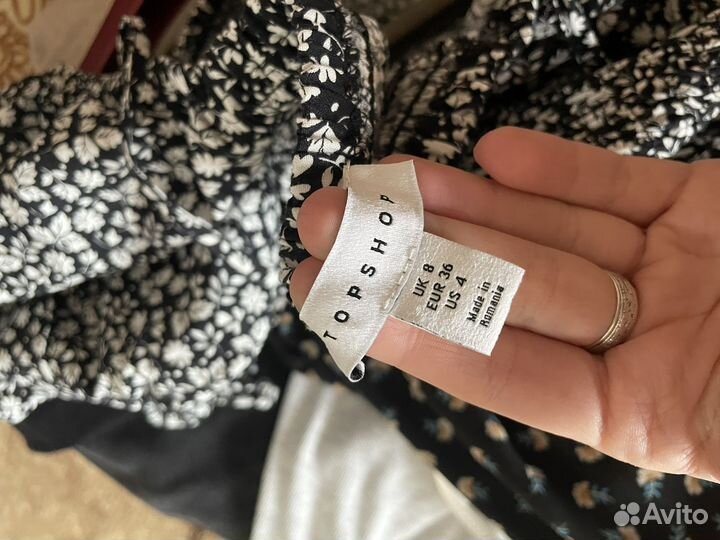 Topshop платье миди 42 44 46 летнее