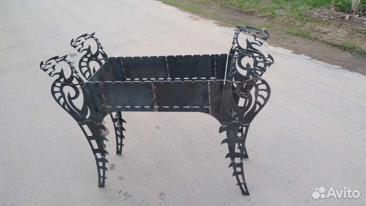 Мангалы разборные, 4мм металл