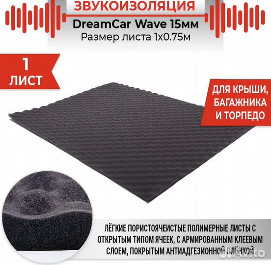 Шумоизоляция Оптом Волна 15 упаковка