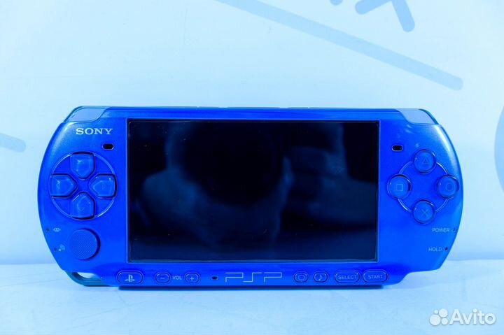 PSP Vibrant Blue 64gb, 6.61 Infinity+58игр гарант
