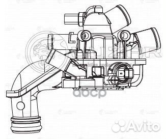 LT 20Z6 термостат Peugeot 207/308/3008/5008, C