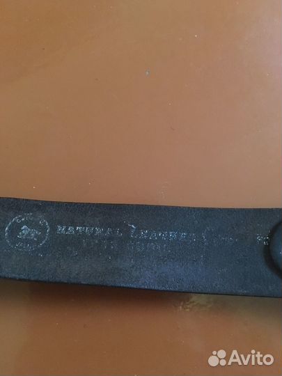 Мужской кожаный ремень Wrangler винтаж